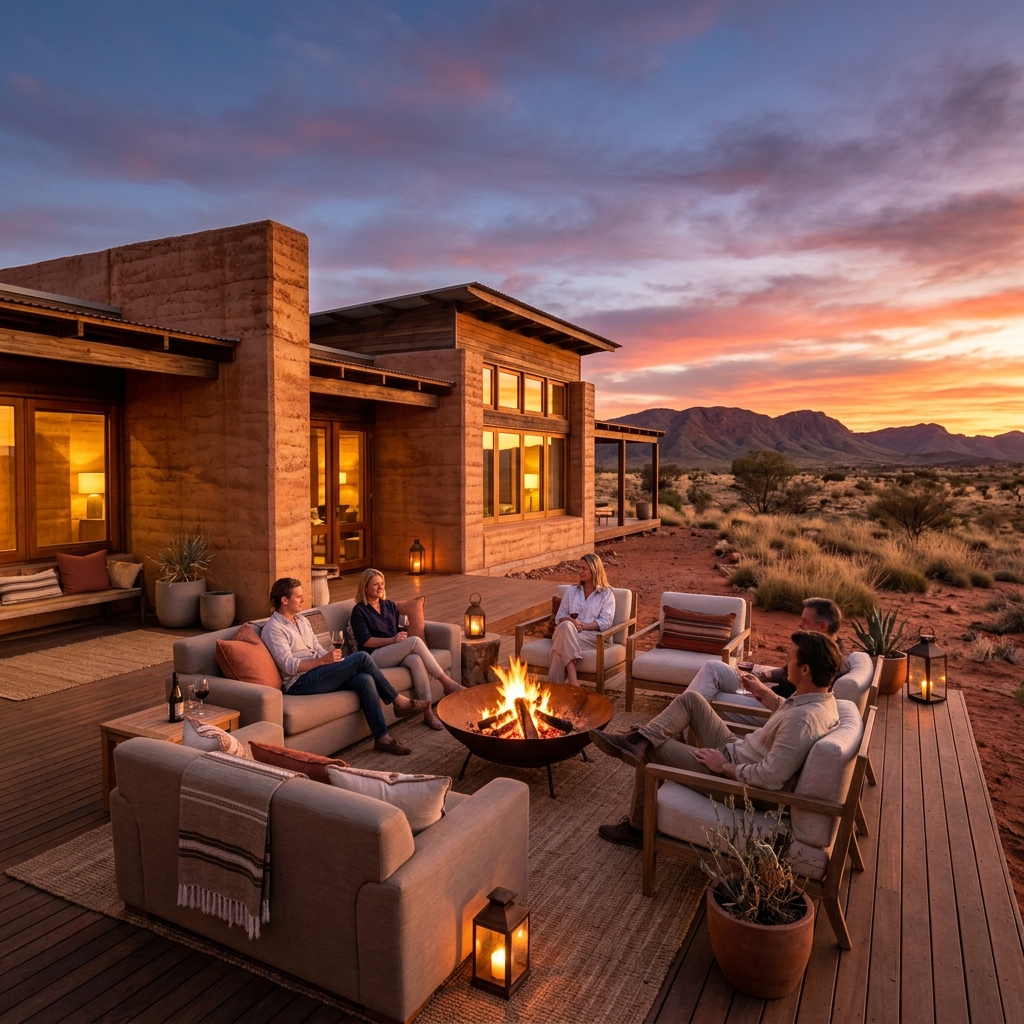 Red Sands Casino Lodge in the desert
