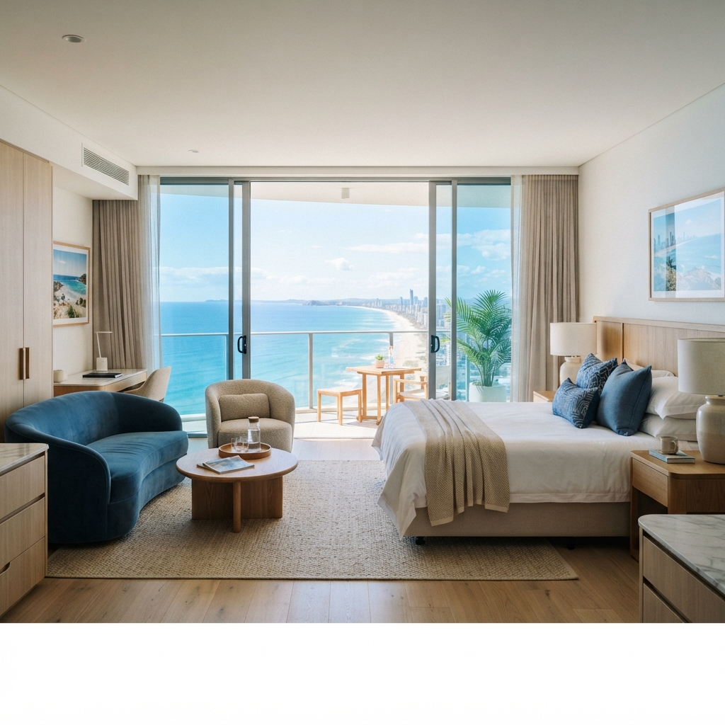 Ocean-view suite with balcony